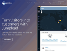 Tablet Screenshot of jumplead.com
